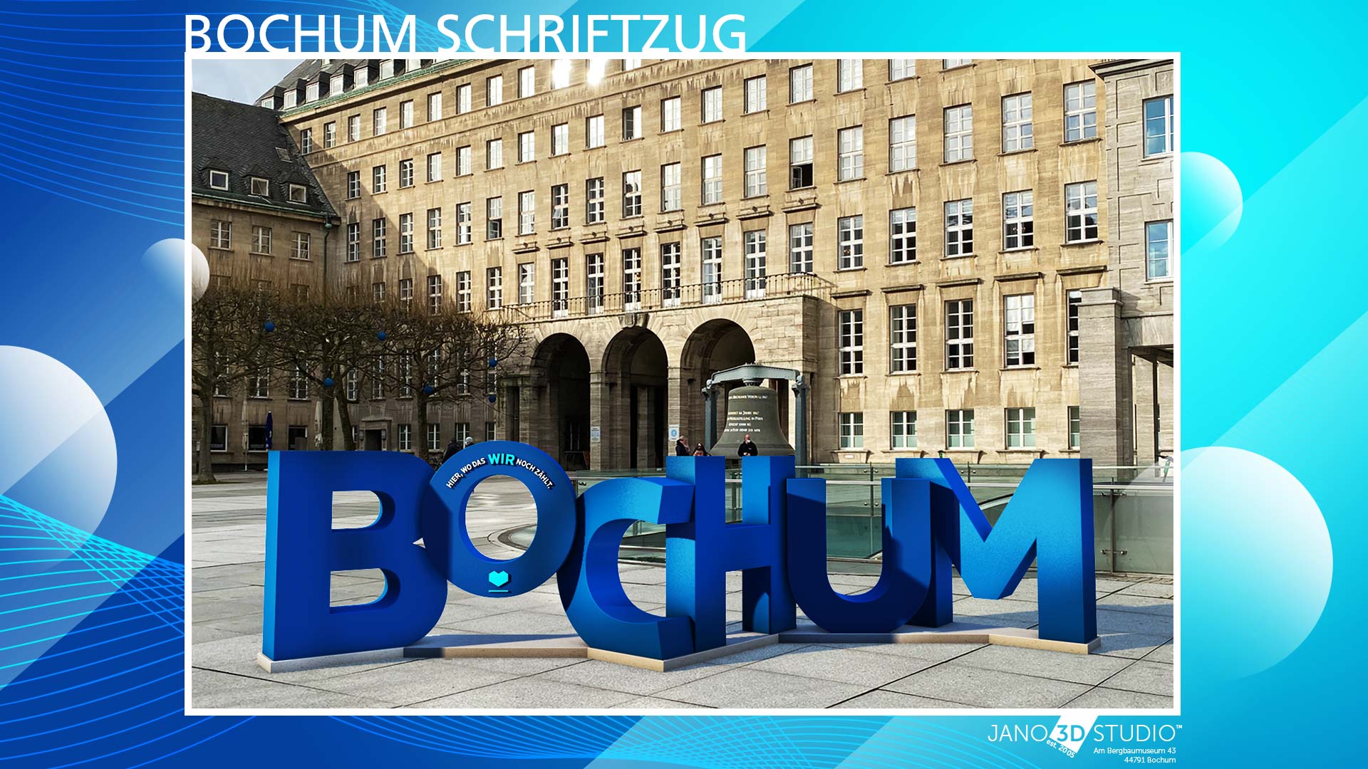 Bochum · Schrift im Raum – Projektansicht 5