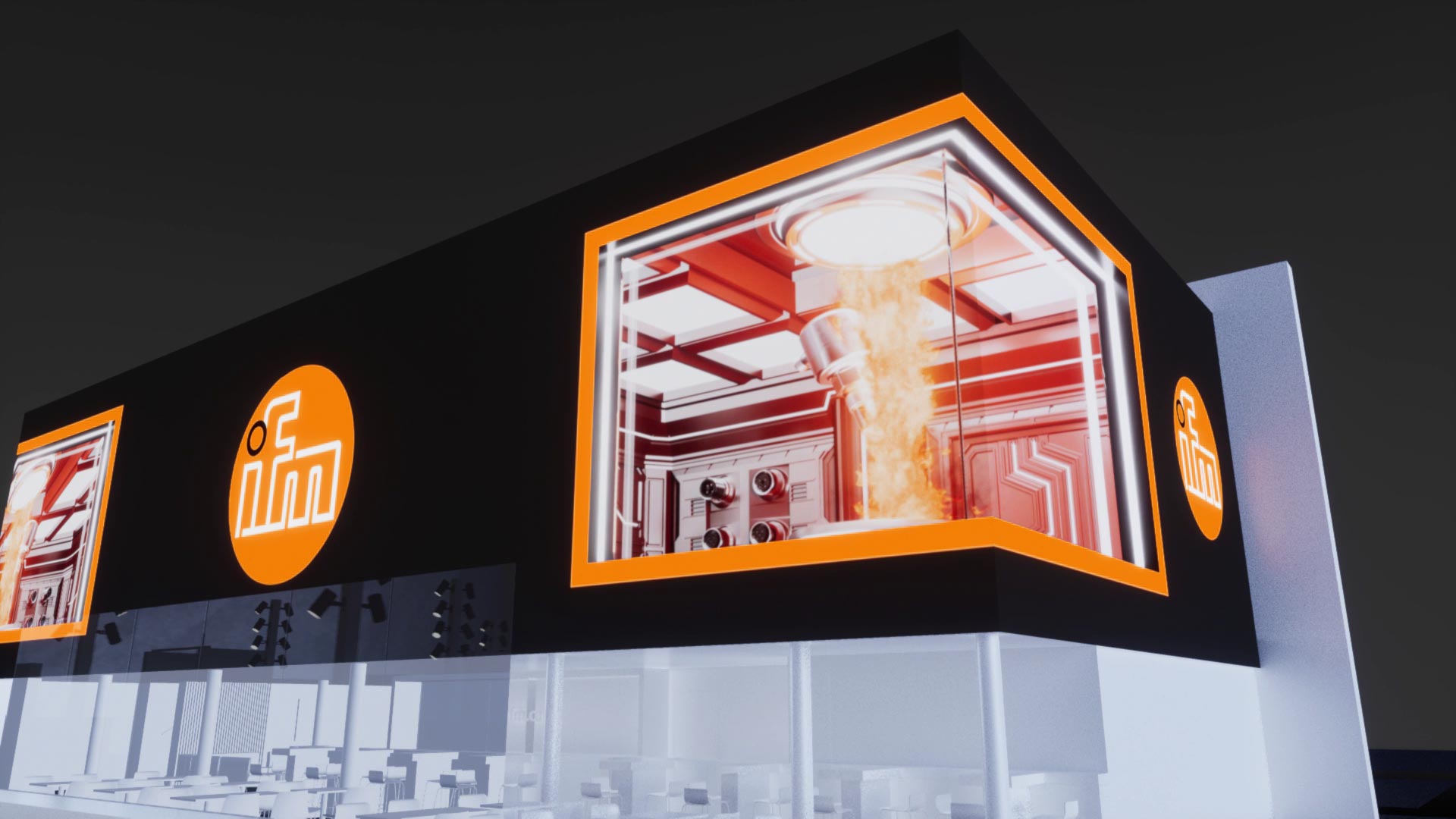ifm · Hannover Messe 2023 – Projektansicht 1